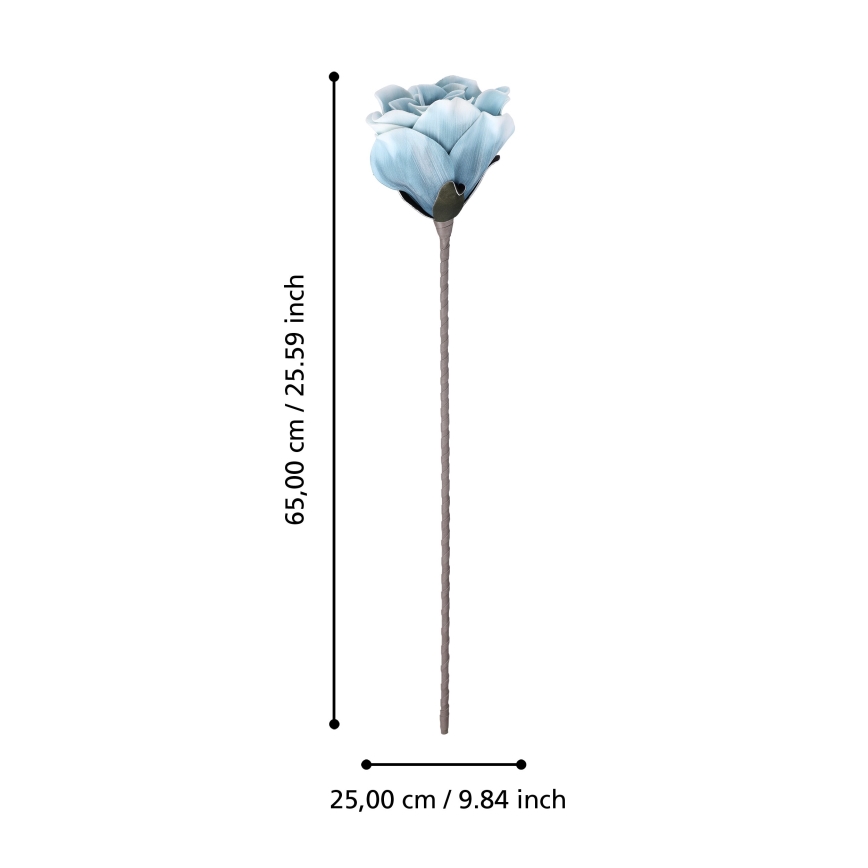 Eglo - Kunstbloem 65 cm blauw