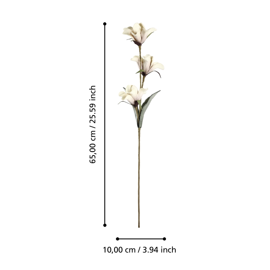 Eglo - Kunstbloem 65 cm beige