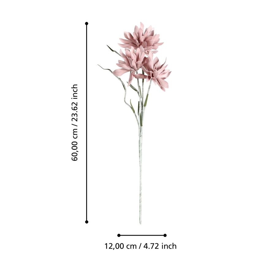 Eglo - Kunstbloem 60 cm roze