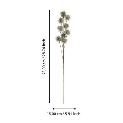 Eglo - Kunstbloem 73 cm goud