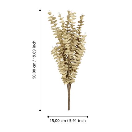 Eglo - Kunstbloem 50 cm beige