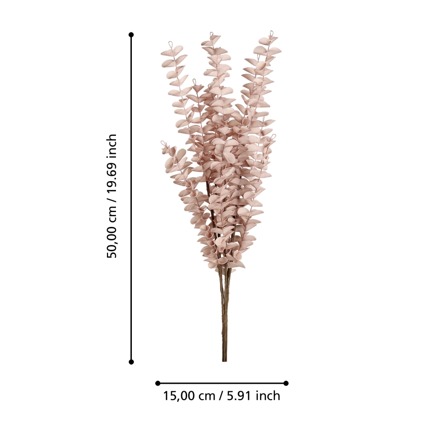 Eglo - Kunstbloem 50 cm roze