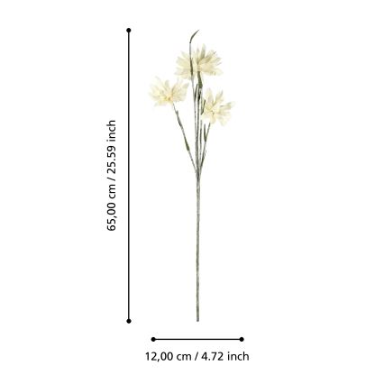 Eglo - Kunstbloem 65 cm geel