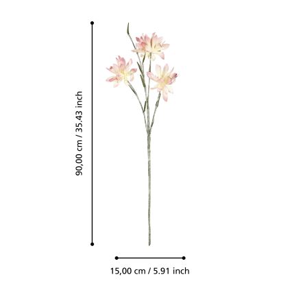 Eglo - Kunstbloem 90 cm roze