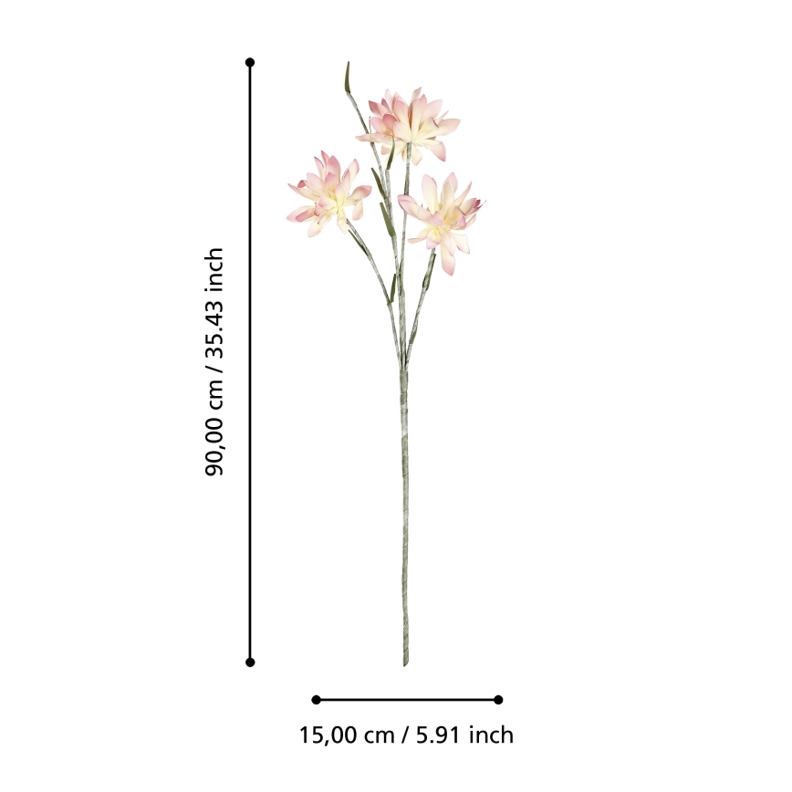 Eglo - Kunstbloem 90 cm roze