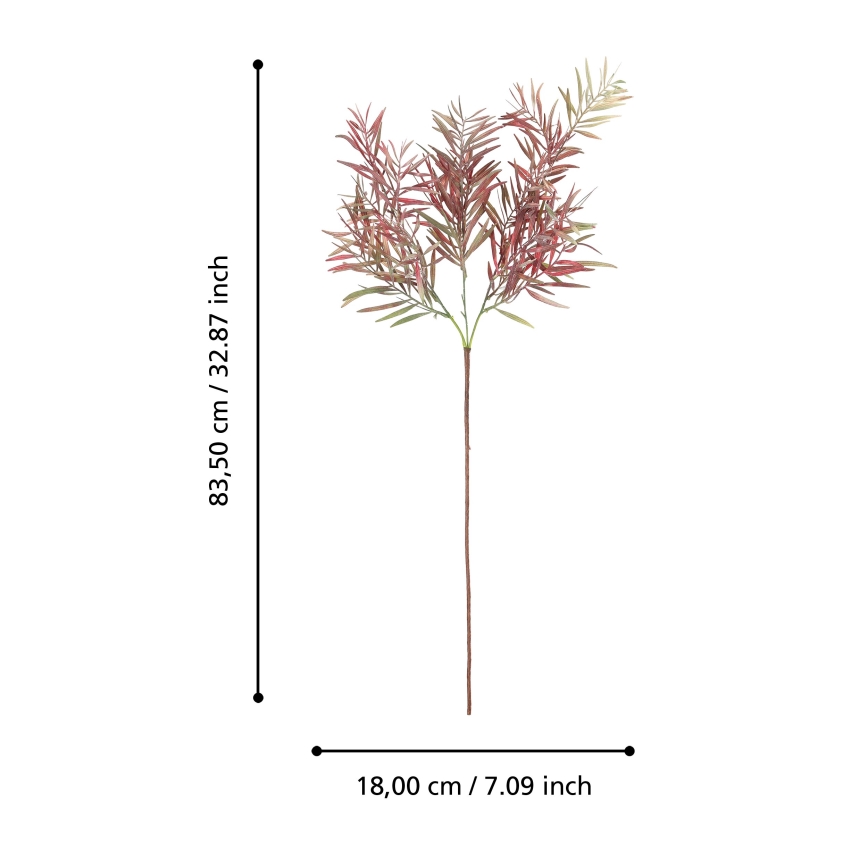 Eglo - Kunstbloem 83,5 cm rood