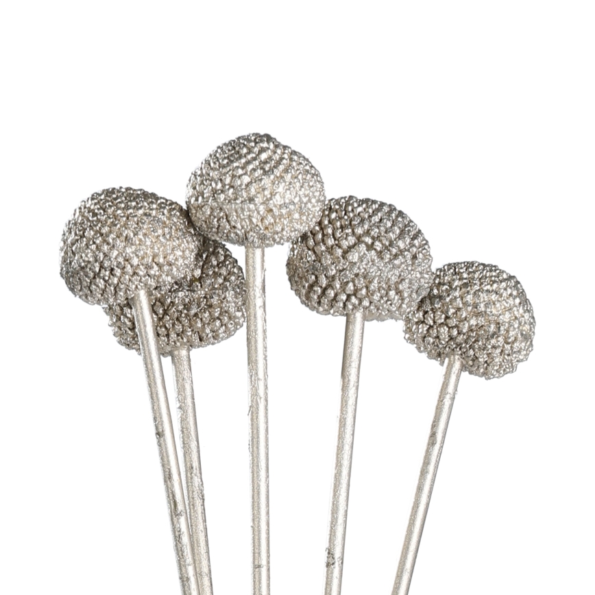 Eglo - Kunstbloem 58,5 cm zilver