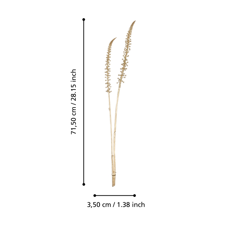 Eglo - Kunstbloem 71,5 cm goud