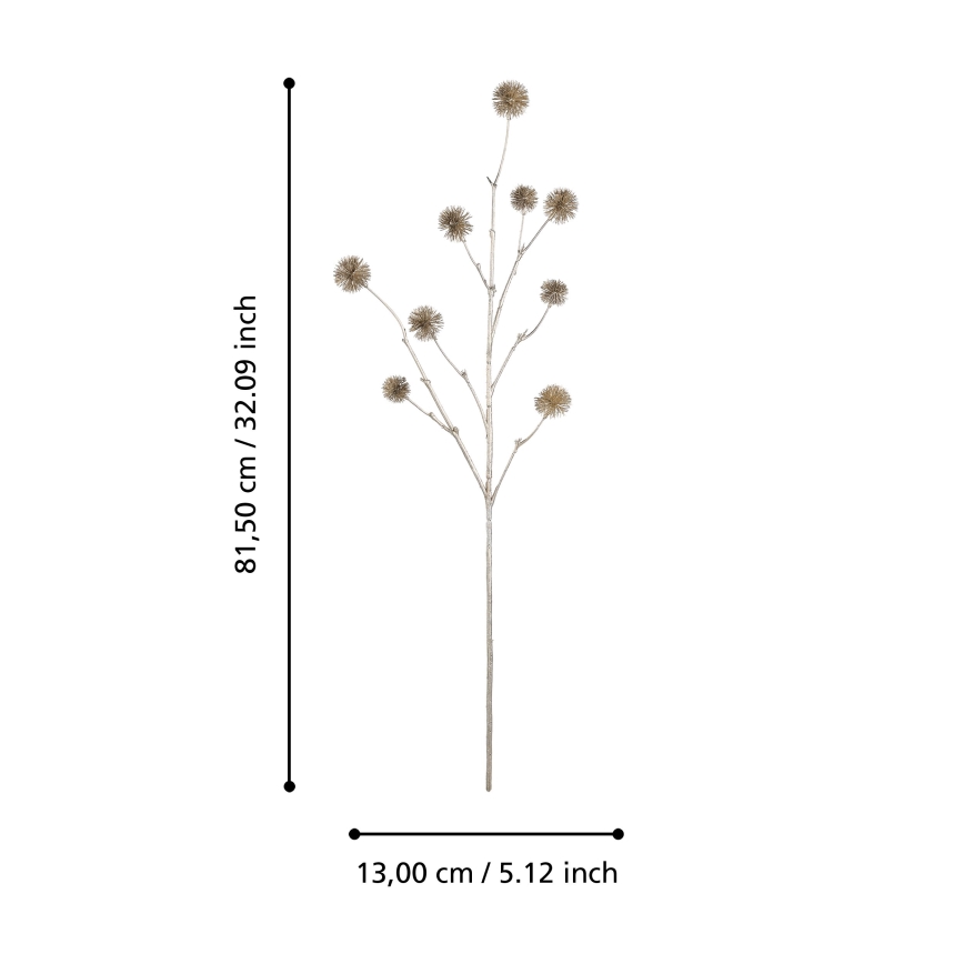 Eglo - Kunstbloem 81,5 cm goud