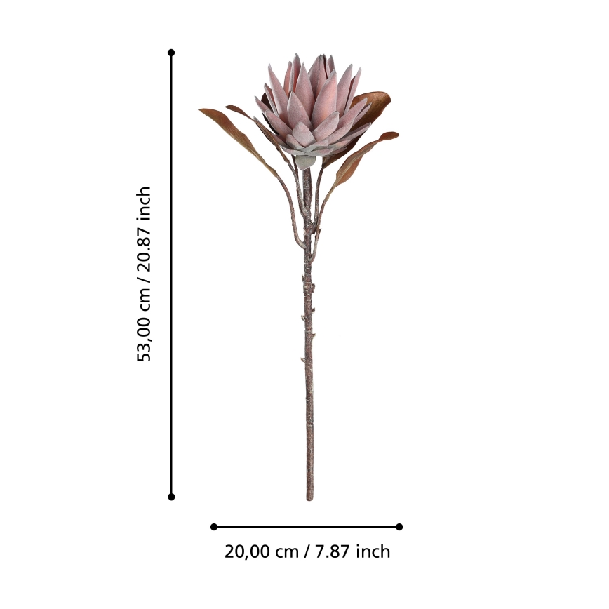 Eglo - Kunstbloem 53 cm roze