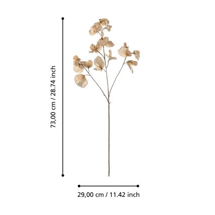 Eglo - Kunstbloem 73 cm beige