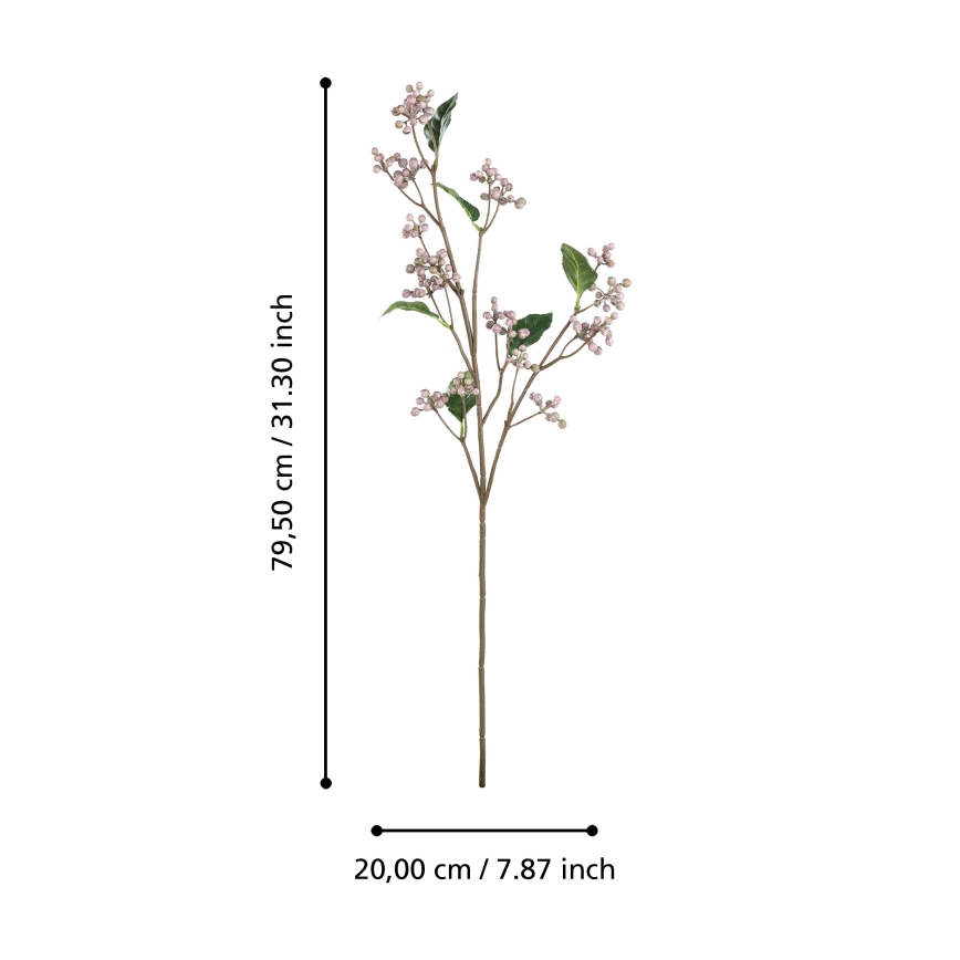 Eglo - Kunstbloem 79,5 cm roze