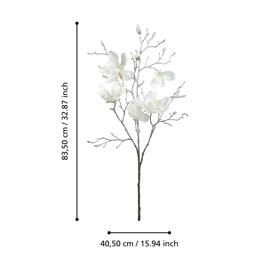 Eglo - Kunstbloem 83,5 cm wit
