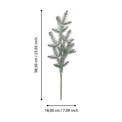 Eglo - Kunstmatige kersttak 58,5 cm groen
