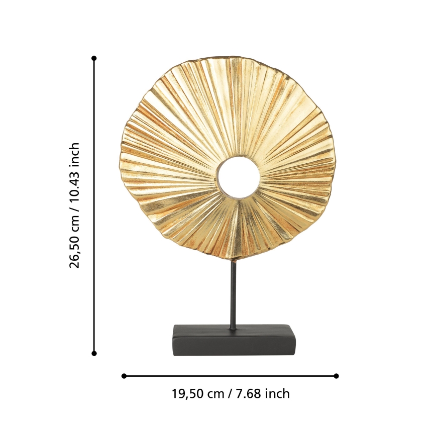 Eglo 429708 - Decoratie URAKAWA 26,5x19,5 cm goud/zwart