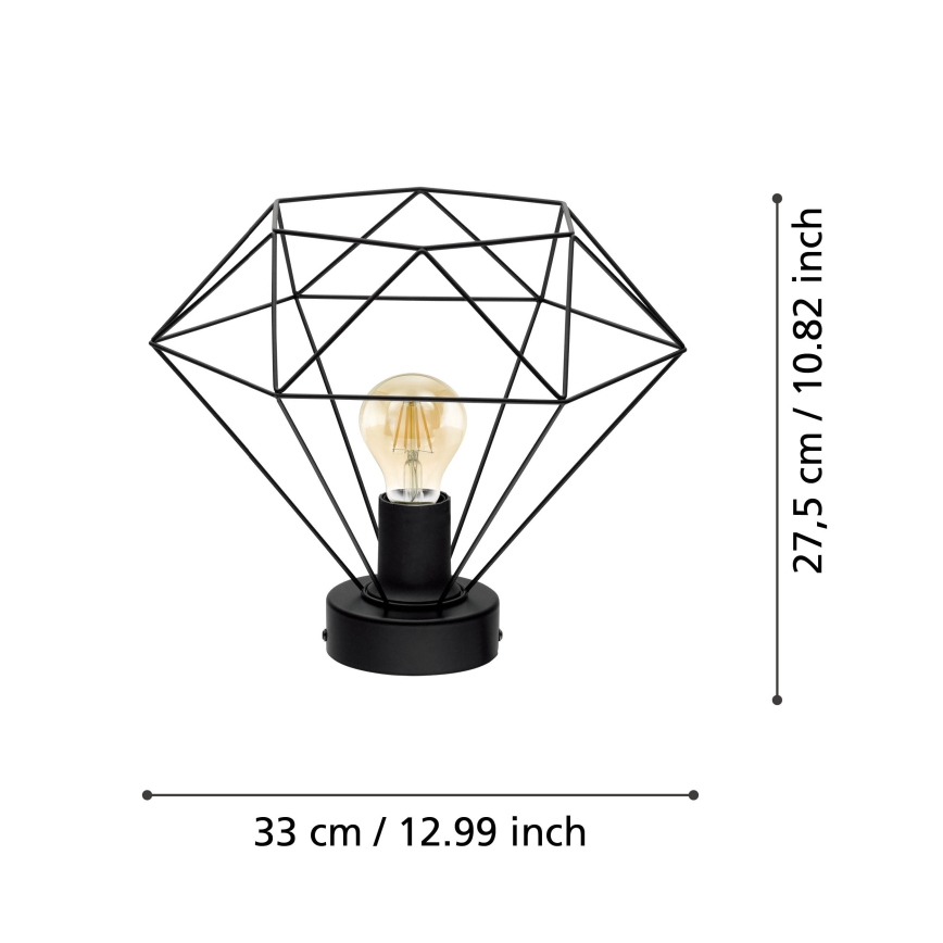 Eglo - Plafondlamp 1xE27/60W/230V