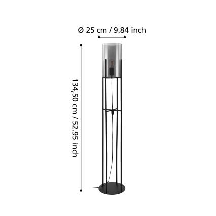 Eglo - Staande Lamp 1xE27/60W/230V