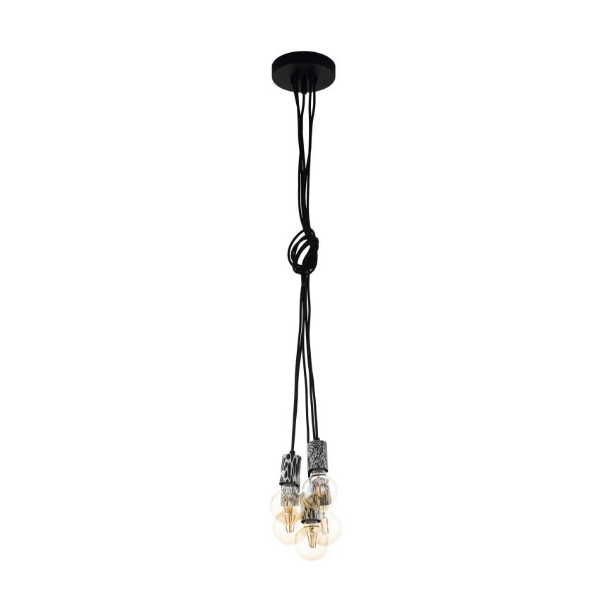 Eglo 43314 - COULSDON hanglamp met kabel, 5x E27/10W/230V