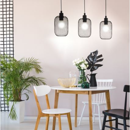 Eglo - Hanglamp aan koord 3xE27/60W/230V