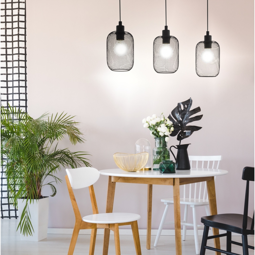 Eglo - Hanglamp aan koord 3xE27/60W/230V