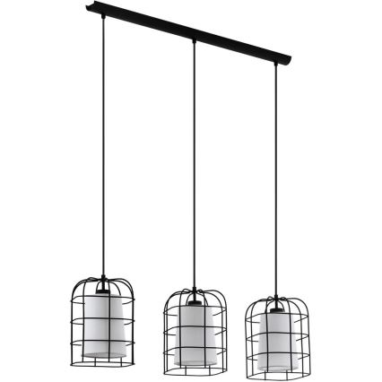 Eglo - Hanglamp aan koord 3xE27/28W/230V