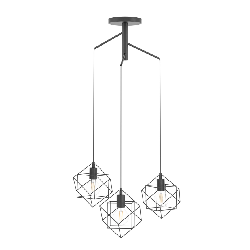 Eglo - Hanglamp aan koord 3xE27/60W/230V