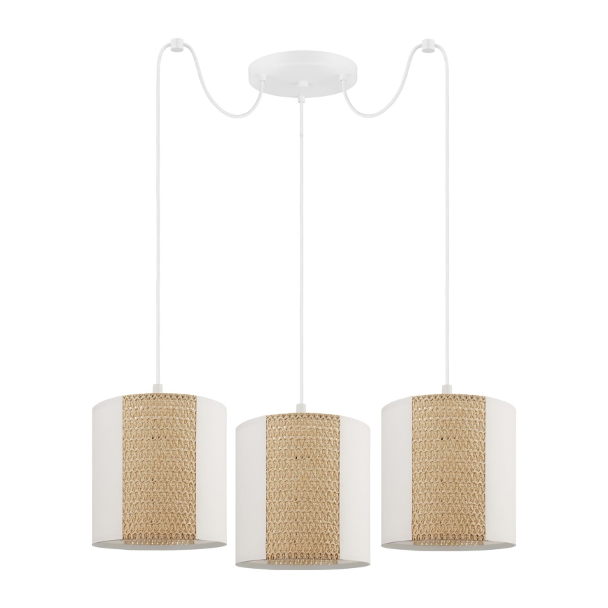 Eglo - Hanglamp aan een koord 3xE27/40W/230V spin