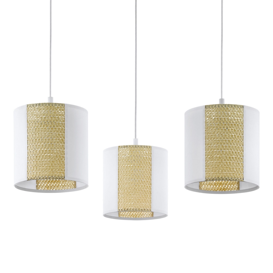 Eglo - Hanglamp aan een koord 3xE27/40W/230V spin