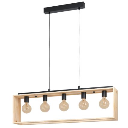 Eglo - Hanglamp aan koord 5xE27/40W/230V