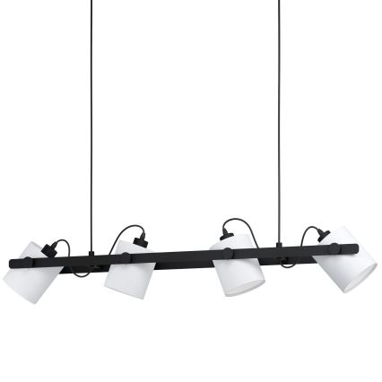 Eglo - Hanglamp aan koord 4xE27/28W/230V