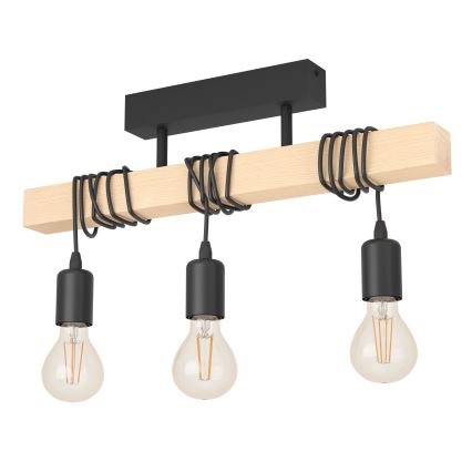 Eglo - Bevestigde hanglamp TOWNSHEND 3xE27/60W/230V