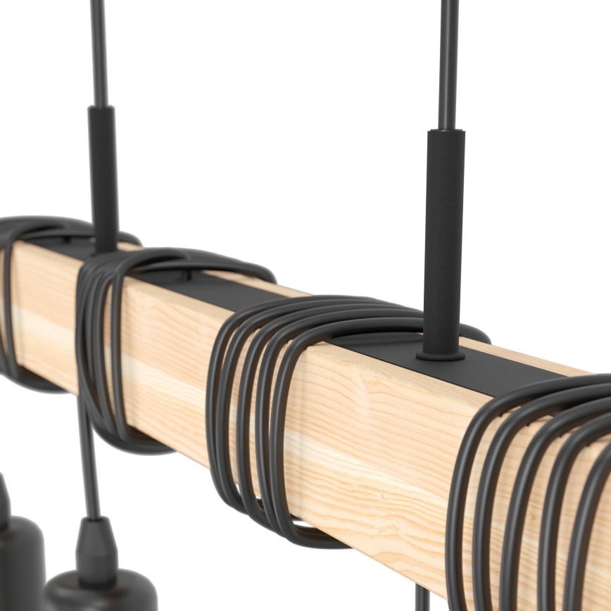 Eglo - Hanglamp aan een koord TOWNSHEND 4xE27/60W/230V
