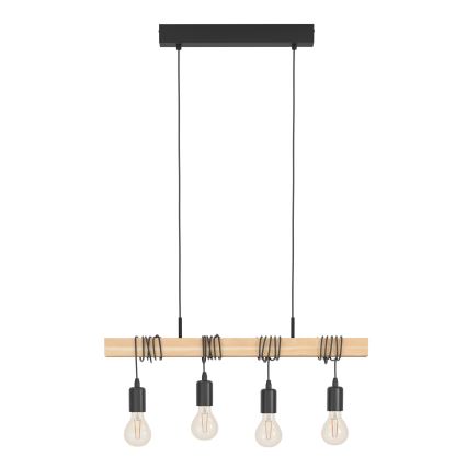 Eglo - Hanglamp aan een koord TOWNSHEND 4xE27/60W/230V