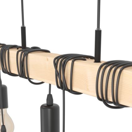 Eglo - Hanglamp aan een koord TOWNSHEND 6xE27/60W/230V