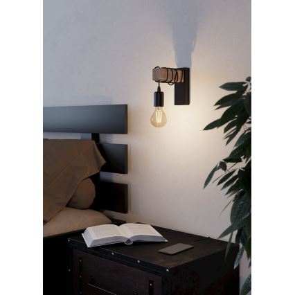 Eglo - Wandlamp TOWNSHEND 1xE27/10W/230V