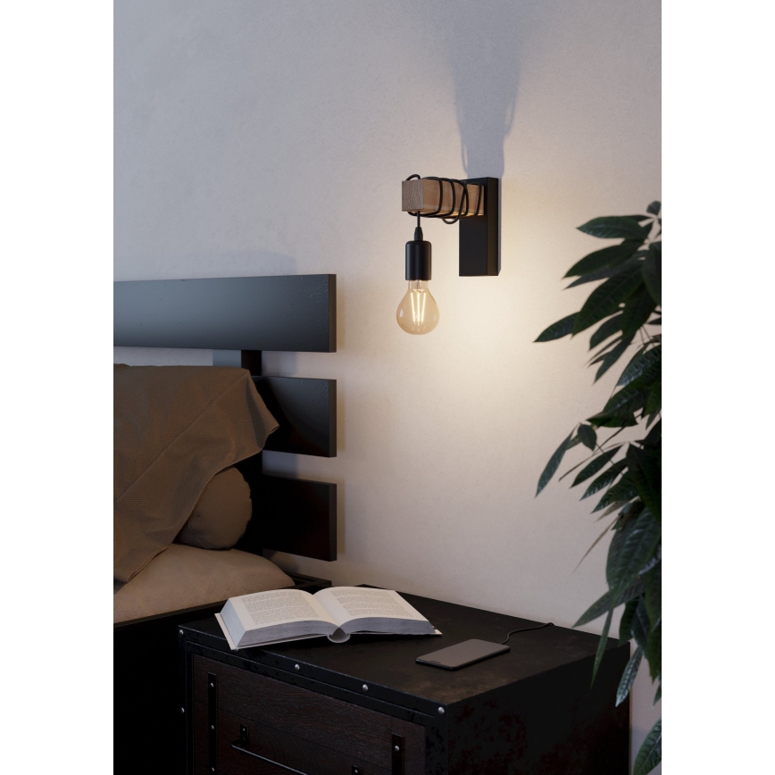Eglo - Wandlamp TOWNSHEND 1xE27/10W/230V