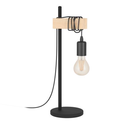 Eglo - Tafellamp TOWNSHEND 1xE27/10W/230V - FSC gecertificeerd