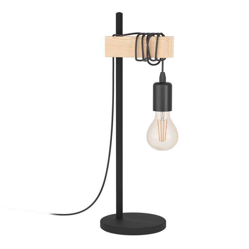 Eglo - Tafellamp TOWNSHEND 1xE27/10W/230V - FSC gecertificeerd
