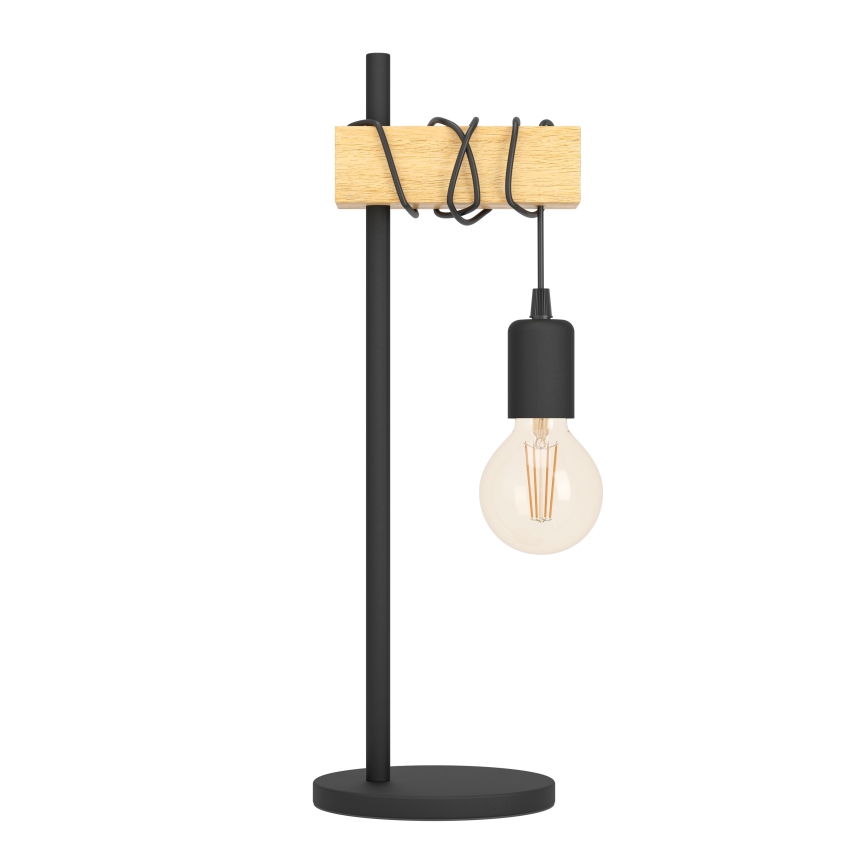 Eglo - Tafellamp TOWNSHEND 1xE27/10W/230V - FSC gecertificeerd