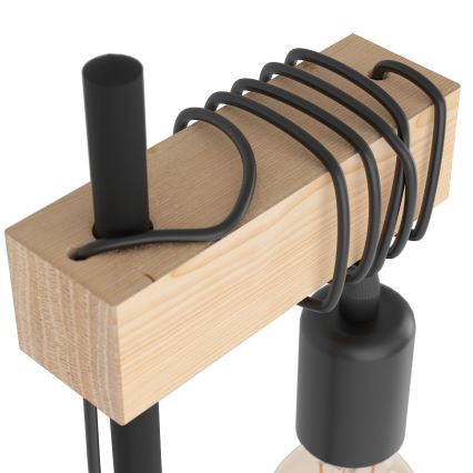 Eglo - Tafellamp TOWNSHEND 1xE27/10W/230V - FSC gecertificeerd