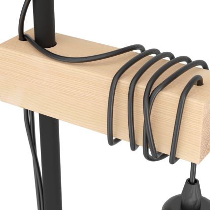 Eglo - Staande Lamp TOWNSHEND 2xE27/10W/230V - FSC gecertificeerd