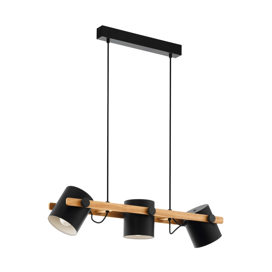 Eglo - Hanglamp aan een koord 3xE27/60W/230V