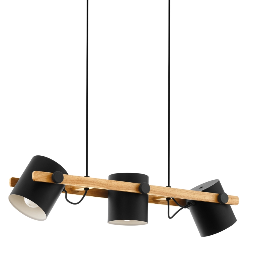 Eglo - Hanglamp aan een koord 3xE27/60W/230V