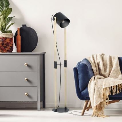 Eglo - Vloerlamp 1xE27/28W/230V