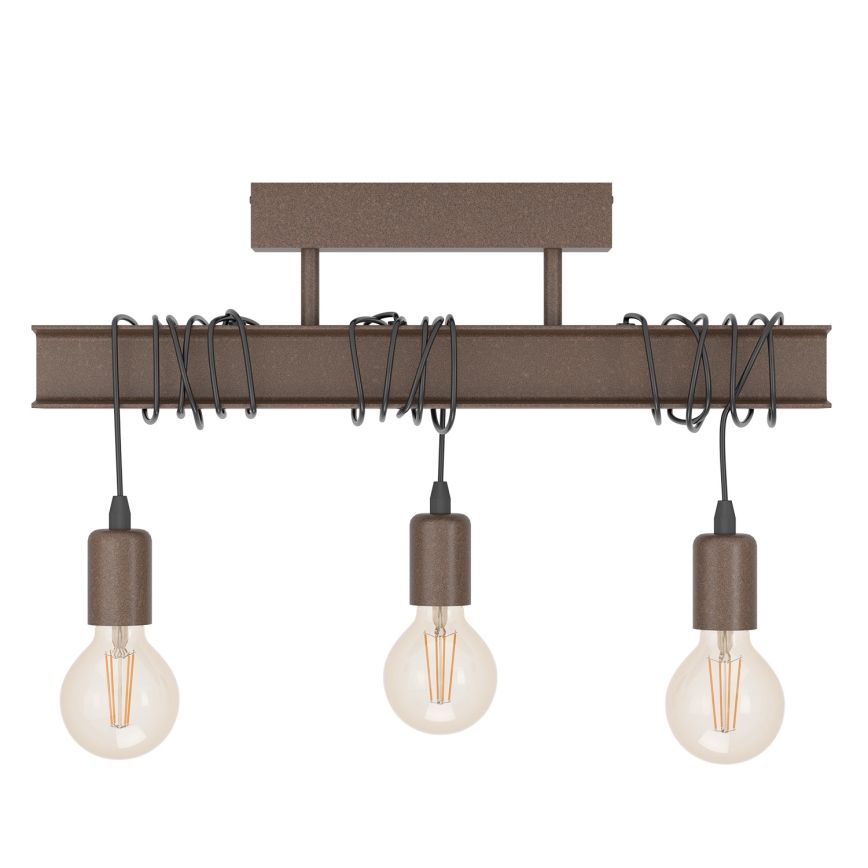 Eglo - Aan plafond gevestigde hanglamp TOWNSHEND 3xE27/60W/230V