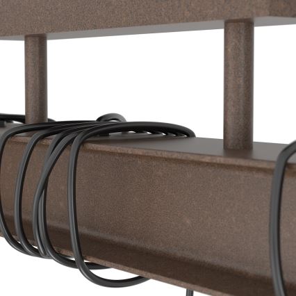 Eglo - Aan plafond gevestigde hanglamp TOWNSHEND 3xE27/60W/230V