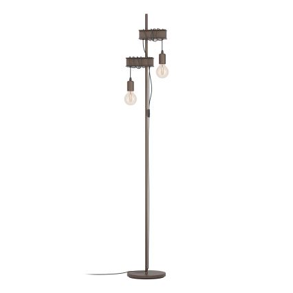 Eglo - Staande Lamp TOWNSHEND 2xE27/10W/230V