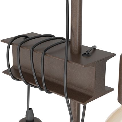 Eglo - Staande Lamp TOWNSHEND 2xE27/10W/230V