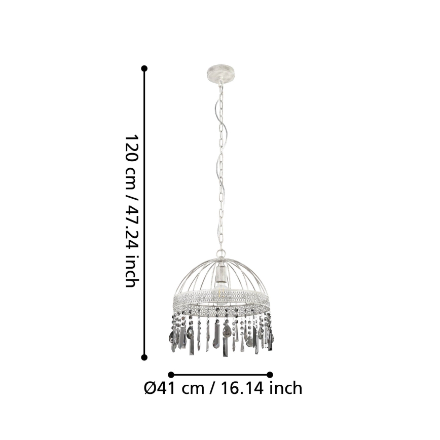 Eglo - Hanglamp aan een koord 1xE27/40W/230V