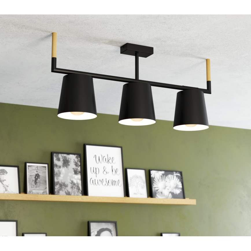 Hanglamp aan een paal 3xE27/40W/230V